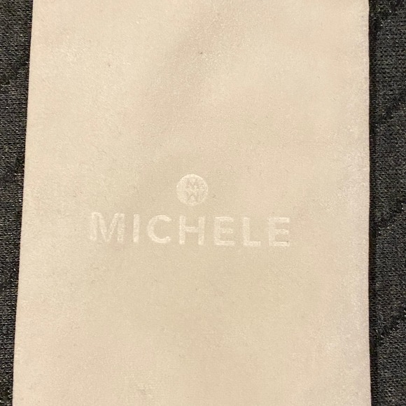 MICHELE Signature Gold Steel Watch Gift Dust Bag Storage SLEEPER - Picture 2 of 5